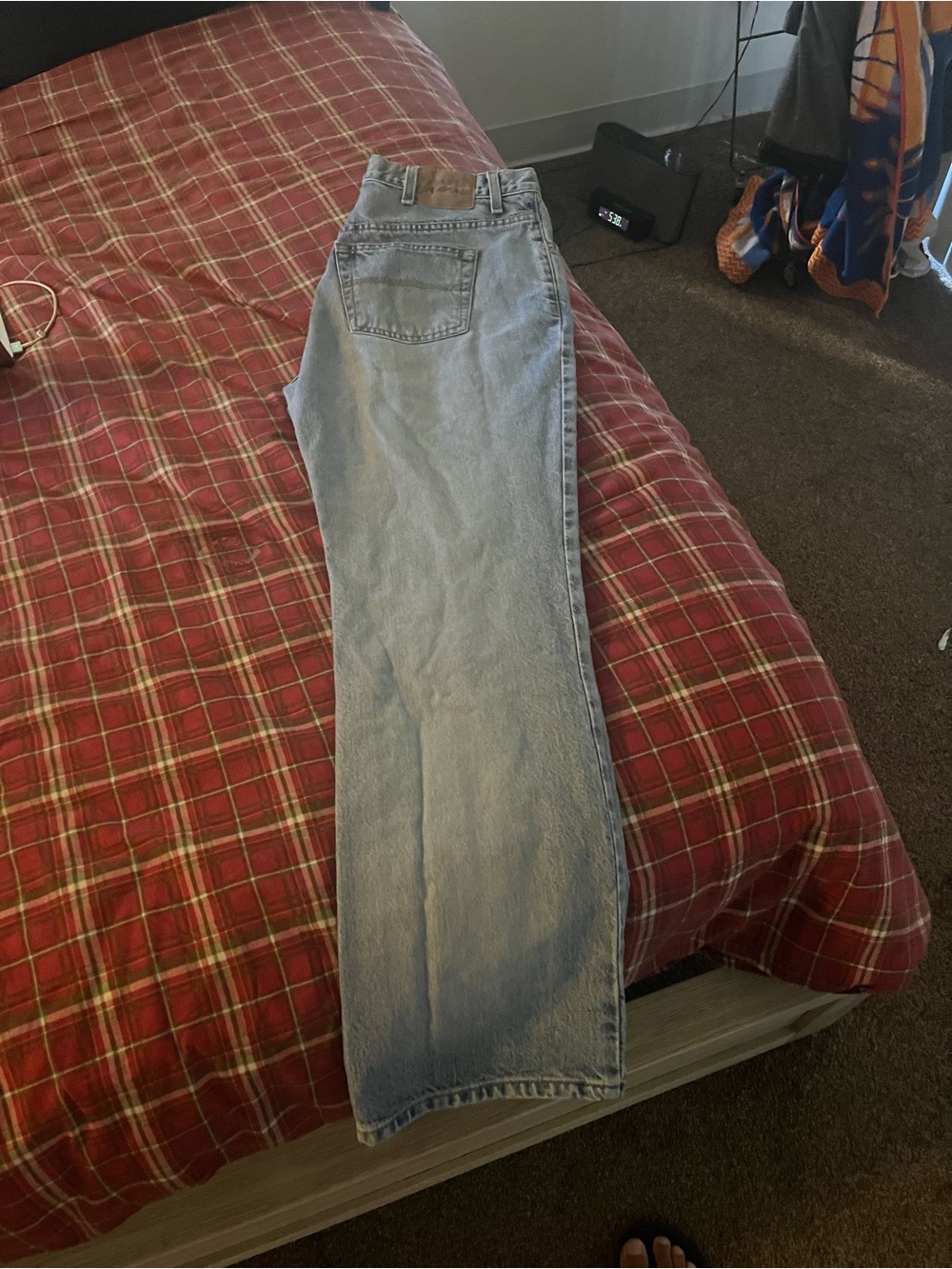 Vintage 90’s Express Bleus Bootcut Light Wash Blue Denim Jeans Women’s 13/14R